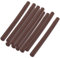 sourcing map 10pcs Mini bâtons de colle thermofusible adhésif marron 100mm x 7mm pour pistolet à colle thermofusible