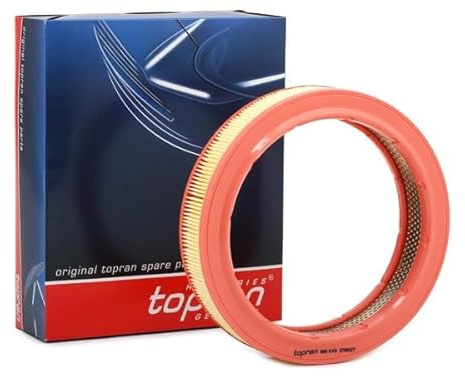 TOPRAN 100 619 Motor Luftfilter Rund Filtereinsatz mit Randverstärkung Kompatibel mit VW Golf 3 1H1 Golf 2 19E, 1G1 Lupo 6X1, 6E1 Polo Schrägheck 6N1, AUDI 80 Limousine 8C2, B4