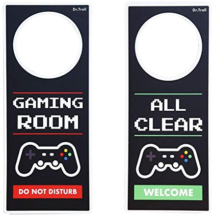 Ne dérangez pas la salle de jeu modèle de porte ou de suspension. Pomming Gaming Room
