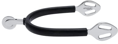 Stübben 1148 Fine Line Sporen, Edelstahl-gummiert - 30mm