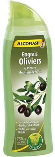 Algoflash Engrais Oliviers et Plantes Méditerranéennes 750ml (Lot de
