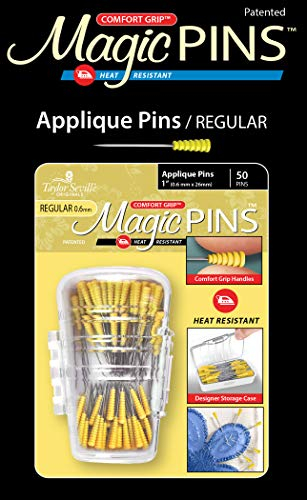 Taylor Seville Originals - Taylor Seville Originals Komfort Griff Hitze Beständig Regulär (0.6 x 26mm) Applique Magic Pins - 50 Stücke
