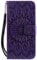 Reevermap iPhone Case PU Leather Cover for iPhone SE 3rd Gen/SE 2020/8/7, Protective Wallet Flip Magnetic Mandala Bumper with Kickstand, Purple