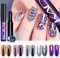 KADS Holographic Cushion Nail Powder Pen 5 Colors Colorful Aurora Titanium Laser Phantom Mirror Nail Powder Nail Art Tool 0.5g/box