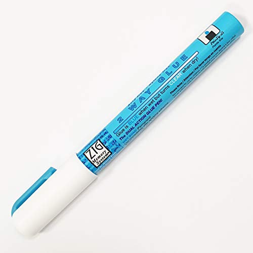 Zig 2-Way Glue Pen – Liquid Adhesive Glue Pen (2mm Tip Size)