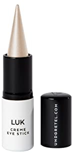 UND GRETEL Naturkosmetik LUK Cream Eye Stick – Shimmer Eye Shadow Stick – Pflegend, hochpigmentiert, natürlich und zertifiziert - Farbe Pearl 03