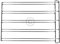Haltegitter links kompatibel mit AEG 561531102/3 für Backbleche und Roste Backofen