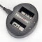 Newmowa Double USB Chargeur pour Nikon EN-EL20 et Nikon 1J1, 1S1,COOLPIX A, 1J3, Nikon 1 AW1
