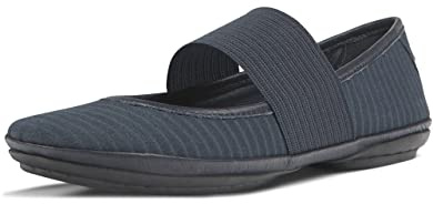 Camper Women's Right Nina Ballet Flats, Blue 216, 4 UK