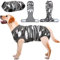 Kuoser Hundebody Nach Op, Hundebody Nach Kastration Rüde Hündin,Hundebody Nach Op Hündin, Atmungsaktiv Body Für Hunde Nach Op,Leckschutz Hund, Anti-Wundlecken Op Body Hund,Tarnung XL