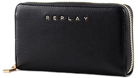 REPLAY Damen FW5212 Reisezubehör-Brieftasche, 098 Black