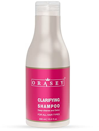 Orasey Tiefenreinigungs - und Entgiftungsshampoo 400 ml mit Aloe Vera. Haar Detox. 100% frei von SLS, Parabene, Alkohol, Silikone. Für Haare mit mittlerer bis hoher Porosität