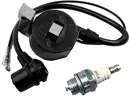 Realman 503620202 503620203 5036020502 503901704 506027206 Bobina di accensione con candela BM6A per Jonsered Benzina Gas Powered Turbo Motosega 625 630 670 2051 2054 055 2 095