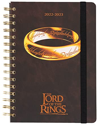 Grupo Erik Schulplaner 2022 2023, Herr der Ringe Schulkalender 2022 2023, Lord of the Rings Kalender für die Schule, Wochenplaner 12 Monate A5 Format