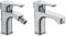 Ideal Standard BC652AA Alpha Miscelatore bidet, cromato & BC552AA Alpha Miscelatore lavabo, senza piletta, cromato