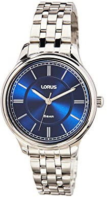 LORUS Damen-Uhr Quarz Edelstahl mit Metallband,Silber