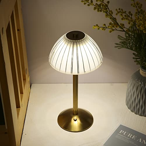 Neoglint Tischlampe Kabellos Dimmbare Touch Control Led Akku Tischleuchte 3000K-6000K Wohnzimmer Schlafzimmer Bars Restaurants Cafés Esstisch