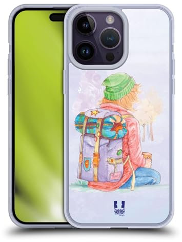 Head Case Designs Wander Nomade Gelhülle [Militärischer Schutzgrad] Kompatibel Mit Apple iPhone 14 Pro Max Und Kompatibel Mit MagSafe