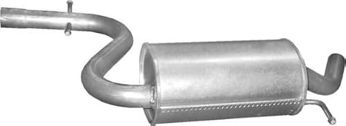 POLMO 23.87 Mittelschalldämpfer Kompatibel mit SEAT Leon Schrägheck 1P1