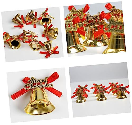 Amosfun 9st Christbaumschmuck Dekorative Glöckchen Weihnachtsglocken Für Handwerk Mini-Glocke 2020 Weihnachtsschmuck Glöckchenverzierung Weihnachtsglöckchen Weihnachtsbaum Anhänger