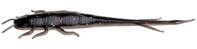 ZECK - Angelköder, Kunstköder, Gummifisch - BA Shaky Sneaker | 6cm - Dark Goby | 11 STK.