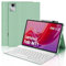 JADEMALL Coque Clavier pour Lenovo Tab M11 11 Pouces 2024 TB-330XU/330FU, AZERTY Français Clavier Bluetooth sans Fil Magnétique pour Tablette Lenovo Tab M11 11, Vert Clair