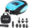 RYBO Thames Electric Air Pump, 20psi Electric Paddle Board Pump with 7 Nozzles, Smart Inflation Auto-Off, Digital Adjustable LCD Function, 12V Electric Pump for Sup's, Inflatable Kayaks and Tents