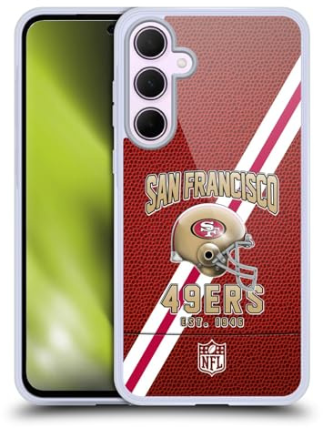 Head Case Designs Offizielle NFL Football Streifen San Francisco 49ers Logo Art Gel Handyhülle Hülle [Militärischer Schutzgrad] Kompatibel mit Samsung Galaxy A35 5G