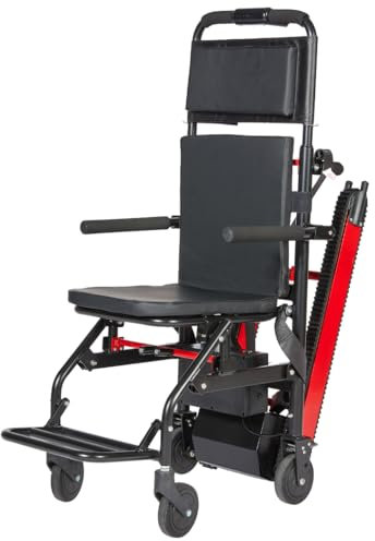 Elektrische Sackkarre Elektrischer Handwagen-Treppenrollstuhl mit Raupenantrieb, Elektrischer Treppensteiger mit Raupenantrieb, Kann Treppen rauf und runter Fahren, Treppenlifte für ältere M