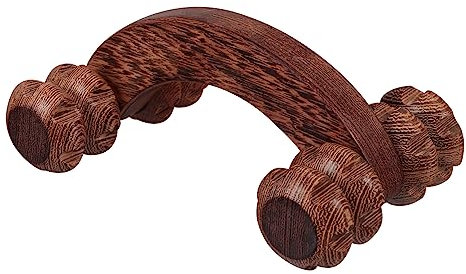 Ipetboom Manueller Massageroller Ganzkörper-massagegerät für Die Wirbelsäule Handroller Aus Holz Zur Entspannung
