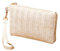 FOVAOK Fashion Ladies Wristlet Clutch Weaving Bag Women Daily Money Phone Clutch Straw Woven Coin Purse Summer Beach Wallet(Cream)