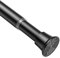 AIZESI Tringle à Rideau Sans Perçage Extensible 60-120 cm - Barre de Douche à Tension à Ressort Noir, Installation Facile pour Porte/Fenêtre/Salle de Bain (pour Rideaux Légers, Tringle Extensible)
