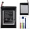 E-yiiviil Replacement Battery 5000 mAh/3.75 V B15169 Batteries Compatible with Ring-1 Gen Video Doorbell 1 Piece Gen with Tools