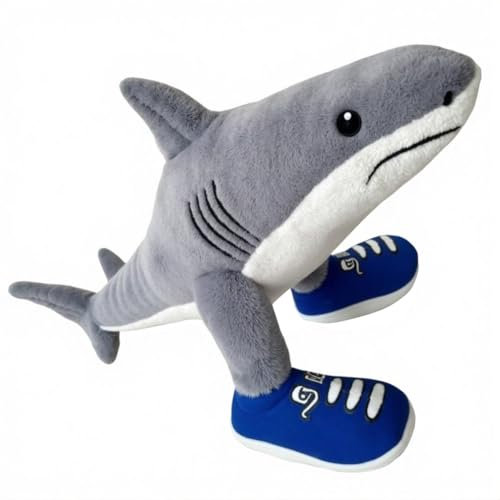 Tralalero Tralala Plüschfigur,Lustiges Italian Brainrot Kuscheltier Hai,Weiches Plüschie Für Kinder&Erwachsene,Tung Tung Tung Sahur Figur,Geschenk Für Gaming-Fans&Sammler (Tralalero Tralala B)