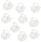 VICASKY 10pcs Mini Simulation Shopping Baskets for Playhouse Plastic Candy Baskets Safe Doll Accessories for Creative Play and Storage of Treats