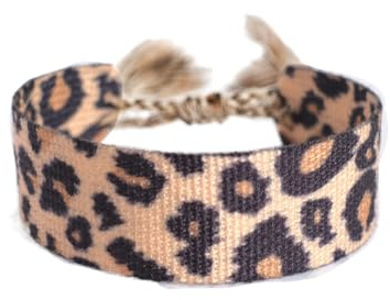 SHTGOI Bracelet tissé - 1 bracelet d'amitié brodé - Bracelet en tissu avec une fermeture à nœud coulissant - Bracelet tissé à la main - Pour homme, femme et enfant