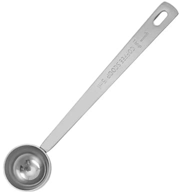 Cucchiaio da caffè macinato in acciaio inossidabile, cucchiaio dosatore, cucchiaio da caffè con manico lungo(1TBSP 5ml)