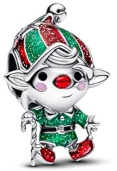 PANDORA Beweglicher Weihnachtswichtel 794294C01 Charm Anhänger