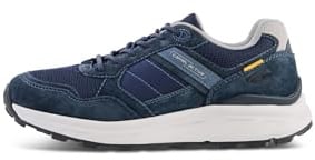 camel active Herren Sneaker mit Komfort Sohle | atmungsaktiver Schuh aus einem Nubuk Textil Mix mit einer bequemen Sohle