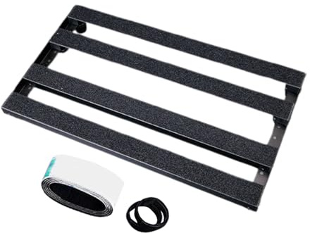 Metall-Gitarrenpedalboard Präzise Robust | Gitarren-Pedalboard Aus Aluminiumlegierung Musikliebhaberbedarf und Ausrüstung für Erwachsene, Enthusiasten und