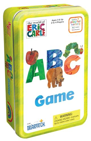 Briarpatch The World of Eric Carle ABC Game Tin, Multi/None (01282) Medium
