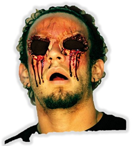 Vegaoo Make-Up Wunde ohne Auge Applikation