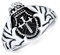 Bling Jewelry Religiöse Krone Für Männer Viking Ritter Schild Malteser Fleur De Lis Kreuz Siegelring Für Männer In Oxidiertem Silberton Aus Edelstahl