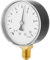 0-10 Bar Manometer Meter Side Mount Pneumatische Und Hydraulische Allzweck Luft Öl Wasser Gas Piezometer 1/4 NPT Messing TS-60-10