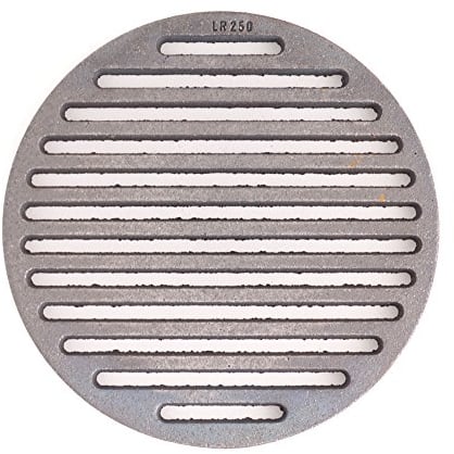 Premiumqualität Ø 25cm Rundrost Gussrost Ofenrost Kaminrost Ascherost Feuerrost