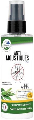 TERRA NOSTRA - Anti Moustiques Naturel - Spray Cutané 100 ML - Efficacité 6 Heures - Femme Enceinte Femme Allaitement et Enfant de Plus de 6 Mois - Fabriqué en France