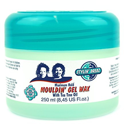 Stylin' Dredz Mouldin' Gel Wax With Tea Tree Oil 8.45oz 250ml - Dreadlock Haarwachs