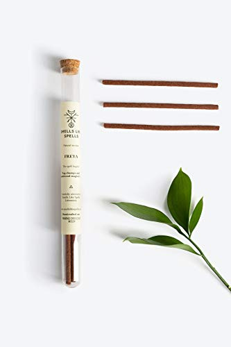 SMELLS LIKE SPELLS Freya Räucherstäbchen, natürlich, handgefertigt, Nag-Champa und Sandelholz
