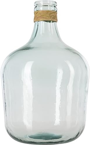 Atmosphera - Vase Dame Jeanne - Verre - Transparent - H43 cm