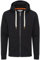 Charles Wilson Felpa Original da Uomo con Cappuccio in Misto Cotone con Zip (Large, Black (0819))